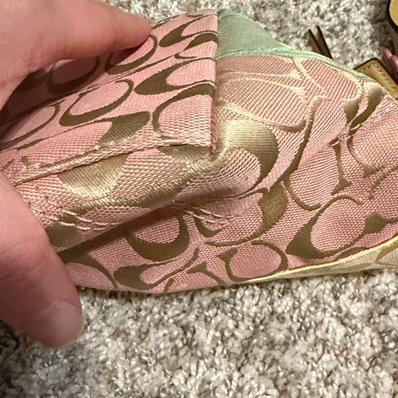 COACH Vintage Colorful Pastel Patchwork Shoulder Bag With Original Hangtags - Picture 17 of 17